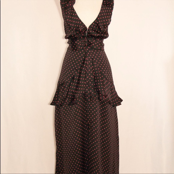 NWT For Love & Lemons UNIQUE One Of A Kind Sweet Disposition Retro Polka Dress - Picture 2 of 7